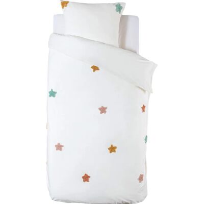 Conjunto de Ropa de Cama Atmosphera 194007A - Estrella Algodón 140x200cm Conjunto de Ropa de Cama Atmosphera 194007A - Estrella Algodón 140x200cm