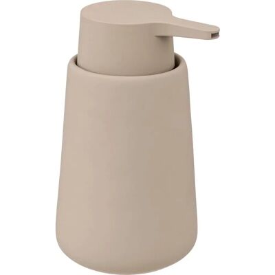 5FIVE - Distributeur à savon en céramique 250ml Beige - Accessoire salle de bain 5FIVE - Distributeur à savon en céramique 250ml Beige - Accessoire salle de bain