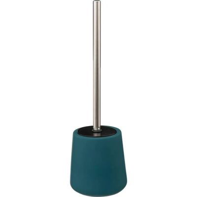 Brosse WC en céramique bleu pétrole - Accessoire salle de bain Brosse WC en céramique bleu pétrole - Accessoire salle de bain
