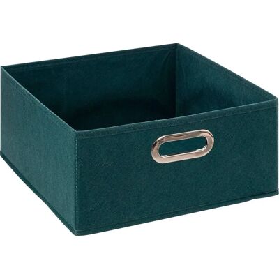 5FIVE - Aufbewahrungsbox 31x15cm Petrol Blau - Kleiderschrank-Organizer 5FIVE - Aufbewahrungsbox 31x15cm Petrol Blau - Kleiderschrank-Organizer