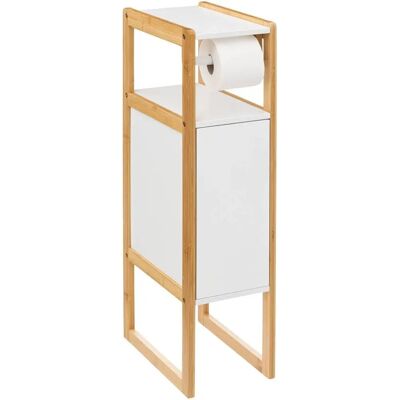 Five Platzsparender Bambus-WC-Rollenhalter - WC-Papieraufbewahrung Five Platzsparender Bambus-WC-Rollenhalter - WC-Papieraufbewahrung