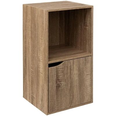 Northix Module en bois avec porte - 2 étagères - Publicité Northix Module en bois avec porte - 2 étagères - Publicité