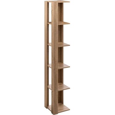 Étagère d'Angle Effet Chêne Beige Naturel - Solution de Rangement - Publicité Étagère d'Angle Effet Chêne Beige Naturel - Solution de Rangement - Publicité