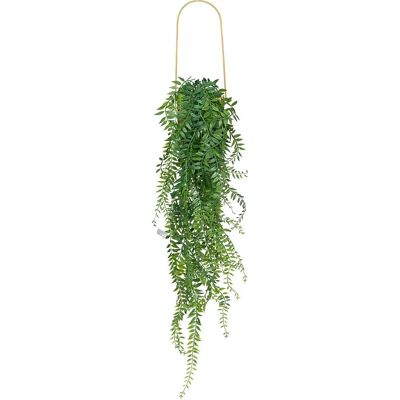 Plante Artificielle Atmosphera - Décoration Suspendue 82cm Dorée - Publicité Plante Artificielle Atmosphera - Décoration Suspendue 82cm Dorée - Publicité
