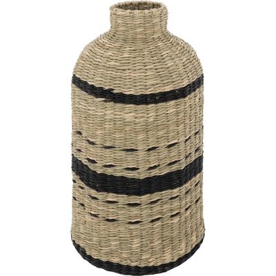Vase en fibres naturelles beige Atmosphera - Vase - Publicité Vase en fibres naturelles beige Atmosphera - Vase - Publicité