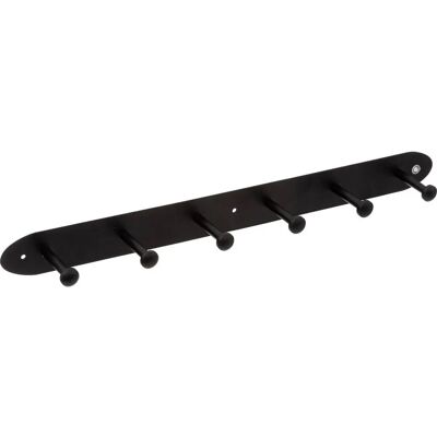 FIVE SIMPLY SMART Schwarzer Metall-Wandhaken - 6 Haken FIVE SIMPLY SMART Schwarzer Metall-Wandhaken - 6 Haken