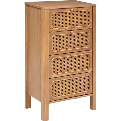 Atmosphera Tiria Cajonera Marrón Tejida - Cajonera Atmosphera Tiria Cajonera Marrón Tejida - Cajonera