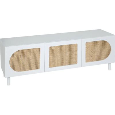 Mueble TV Cabras Atmosphera - Ratán Natural, Puertas Silenciosas Mueble TV Cabras Atmosphera - Ratán Natural, Puertas Silenciosas