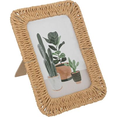Cadre photo Beige Jily Atmosphera - Cadre photo - Publicité Cadre photo Beige Jily Atmosphera - Cadre photo - Publicité