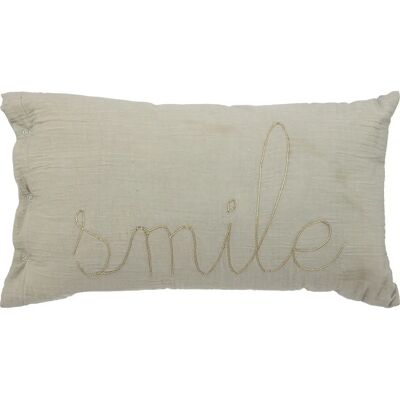 Atmosphera Lili Coussin Rectangulaire Vert en Coton - Décoration - Publicité Atmosphera Lili Coussin Rectangulaire Vert en Coton - Décoration - Publicité
