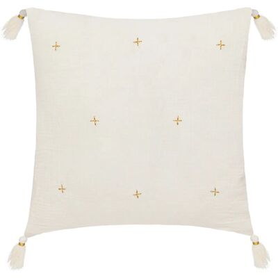 Atmosphera - Jamana - Ivoire - Beige - Coussin décoratif - Publicité Atmosphera - Jamana - Ivoire - Beige - Coussin décoratif - Publicité