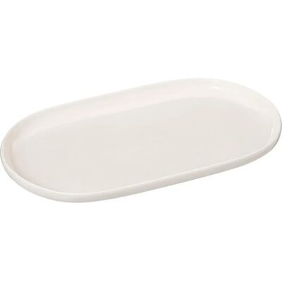 Assiette à gâteau NORA 30x18 - Porcelaine élégante - Publicité Assiette à gâteau NORA 30x18 - Porcelaine élégante - Publicité