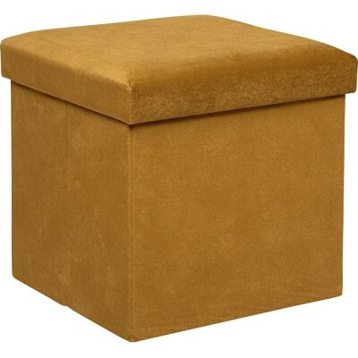Atmosphera Modèle 197332B Pouf Pliant en Velours - Pouffe/Ottoman - Publicité Atmosphera Modèle 197332B Pouf Pliant en Velours - Pouffe/Ottoman - Publicité