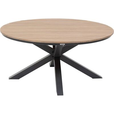 Hespéride - Table de jardin Oriengo - FSC Acacia & Graphite - 4 places - Publicité Hespéride - Table de jardin Oriengo - FSC Acacia & Graphite - 4 places - Publicité