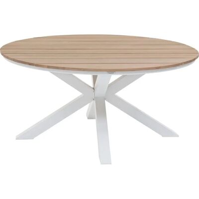 Hespéride - Table de jardin FSC acacia blanche ORIENGO - Table de jardin - Publicité Hespéride - Table de jardin FSC acacia blanche ORIENGO - Table de jardin - Publicité