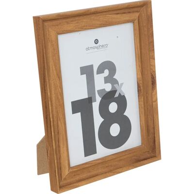 Cadre photo en bois Mae Atmosphera - 13x18cm - Décor élégant - Publicité Cadre photo en bois Mae Atmosphera - 13x18cm - Décor élégant - Publicité