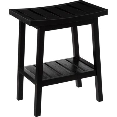 Tabouret en bambou 5five - Siège de salle de bain à deux niveaux - Élégant et durable Tabouret en bambou 5five - Siège de salle de bain à deux niveaux - Élégant et durable