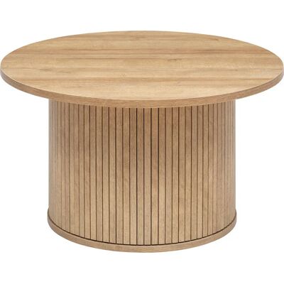 Atmosphera Modell 197748 Texturiertes Holz Rund Couchtisch - Moderner Stil Atmosphera Modell 197748 Texturiertes Holz Rund Couchtisch - Moderner Stil