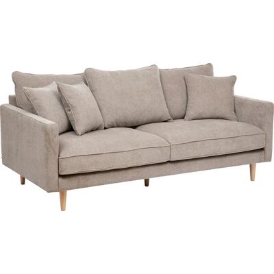 Canapé beige Atmosphera 184935E - Sofa - Style contemporain - Publicité Canapé beige Atmosphera 184935E - Sofa - Style contemporain - Publicité