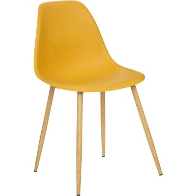 Silla Taho Ocre de Atmosphera - Diseño Escandinavo Moderno para Interiores Silla Taho Ocre de Atmosphera - Diseño Escandinavo Moderno para Interiores