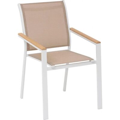 Silla de jardín apilable Essentia Blanco - Muebles de Exterior Silla de jardín apilable Essentia Blanco - Muebles de Exterior