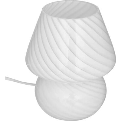 Lampa grzybek Atmosphera - Vintage Biały 18cm Lampa grzybek Atmosphera - Vintage Biały 18cm