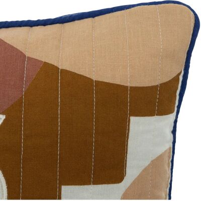 Coussin Atmosphera Bleu Indigo - 40x40cm Décoratif - Publicité Coussin Atmosphera Bleu Indigo - 40x40cm Décoratif - Publicité