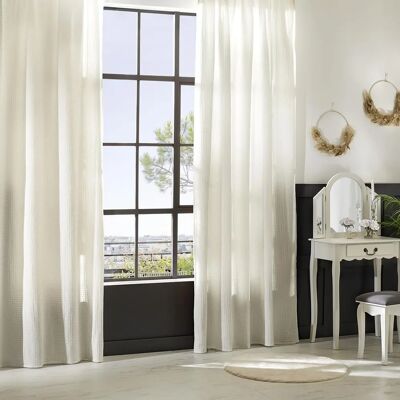 Rideau Widdy Atmosphera - Coton, 130x260cm, Blanc - Publicité Rideau Widdy Atmosphera - Coton, 130x260cm, Blanc - Publicité