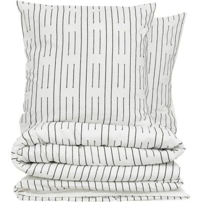Conjunto de Ropa de Cama algodón Kain Atmosphera - Natural, Contraste, Cabecera Exótica Conjunto de Ropa de Cama algodón Kain Atmosphera - Natural, Contraste, Cabecera Exótica