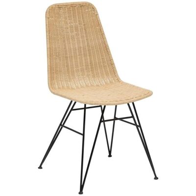 Silla Beige de Ratán 'May' Atmosphera - Comedor Silla Beige de Ratán 'May' Atmosphera - Comedor