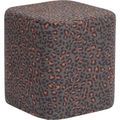 Pouf Velours Léopard Atmosphera 38x40cm - Pouf - Publicité Pouf Velours Léopard Atmosphera 38x40cm - Pouf - Publicité