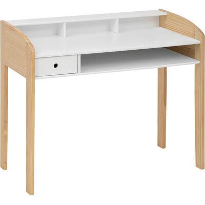 Atmosphera Weißes Holz-Kinderdesk - Primärschreibtisch Atmosphera Weißes Holz-Kinderdesk - Primärschreibtisch