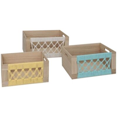 Atmosphera Kids Australien Holzaufbewahrungskisten - 3er-Set Atmosphera Kids Australien Holzaufbewahrungskisten - 3er-Set