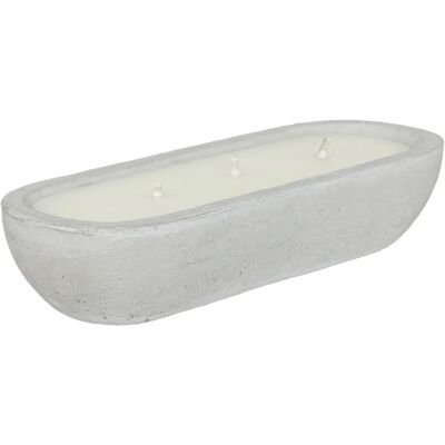 Bougie Ely d'Atmosphera - Ciment Naturel - Citronnelle - 580g - Publicité Bougie Ely d'Atmosphera - Ciment Naturel - Citronnelle - 580g - Publicité