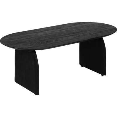 Mesa de café Atmosphera en madera de mango negra - Diseño moderno Mesa de café Atmosphera en madera de mango negra - Diseño moderno