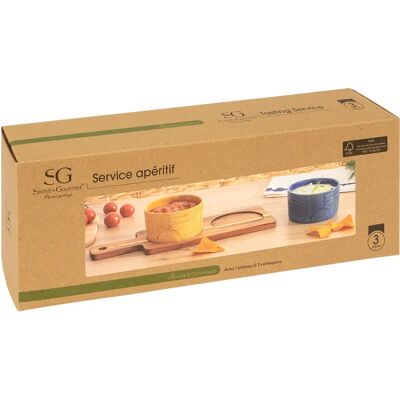 Secret de Gourmet - Geschirrset - Elegant und Praktisch - 3 Stück Secret de Gourmet - Geschirrset - Elegant und Praktisch - 3 Stück