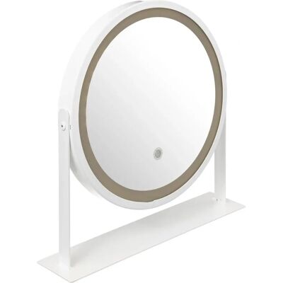 5five White Rotatable LED Mirror - Bathroom or Bedroom Accessory 5five White Rotatable LED Mirror - Bathroom or Bedroom Accessory