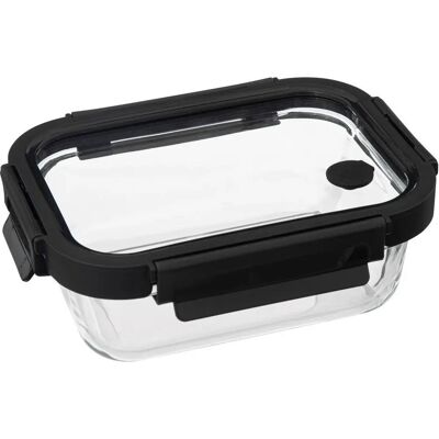 FIVE 0,5L Transparenter Glas-Aufbewahrungsbehälter FIVE 0,5L Transparenter Glas-Aufbewahrungsbehälter
