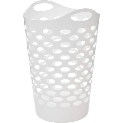 5FIVE - Tvättkorg 60L Vit - Laundry Basket 5FIVE - Tvättkorg 60L Vit - Laundry Basket