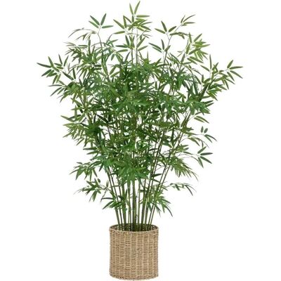 ATMOSPHERA Plante Bambou Artificielle - 150cm Décor Ethnique Vert - Publicité ATMOSPHERA Plante Bambou Artificielle - 150cm Décor Ethnique Vert - Publicité