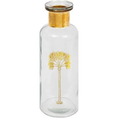 Vase en verre Tropical Boudoir - 8,5x21,5cm - Publicité Vase en verre Tropical Boudoir - 8,5x21,5cm - Publicité
