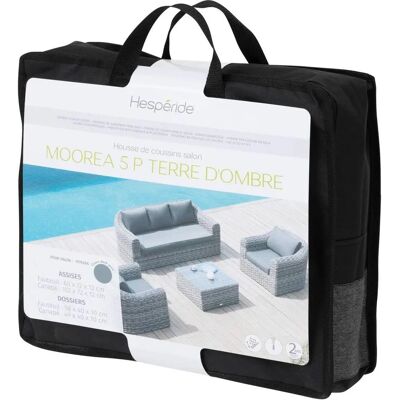 Funda de Muebles de Jardín Hespéride Mooréa Terre d'ombre - 5 plazas Funda de Muebles de Jardín Hespéride Mooréa Terre d'ombre - 5 plazas