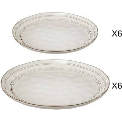 Altri Brand Graues Steingut Geschirrset - Dinnerware Set Altri Brand Graues Steingut Geschirrset - Dinnerware Set