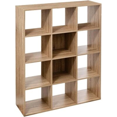 Five Simply Smart - Unité d'étagères modulaires - Finition bois naturel - Publicité Five Simply Smart - Unité d'étagères modulaires - Finition bois naturel - Publicité