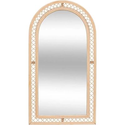 Miroir en arche Anahi en rotin - Atmosphera Miroir en arche Anahi en rotin - Atmosphera