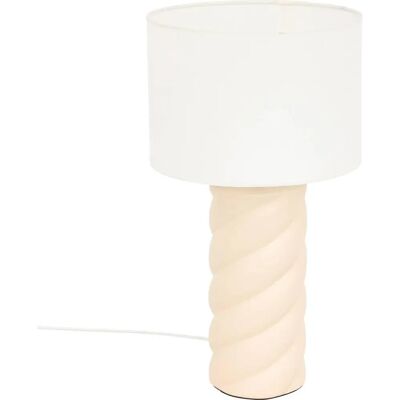 Lámpara de mesa de cerámica Noly Atmosphera - Beige 44cm Lámpara de mesa de cerámica Noly Atmosphera - Beige 44cm