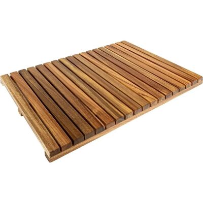 FIVE Akazienholz Badematte - Rutschfeste Natürliche Oberfläche - Bad Accessoire FIVE Akazienholz Badematte - Rutschfeste Natürliche Oberfläche - Bad Accessoire