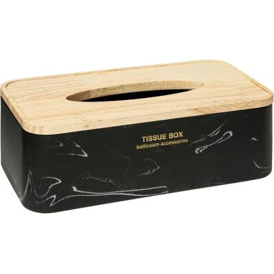 Léa 5FIVE Schwarzes Taschentuchbox - Badezimmerzubehör Léa 5FIVE Schwarzes Taschentuchbox - Badezimmerzubehör