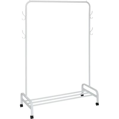 Bílý kovový věšák 5five - 180x118cm - Moderní design Bílý kovový věšák 5five - 180x118cm - Moderní design