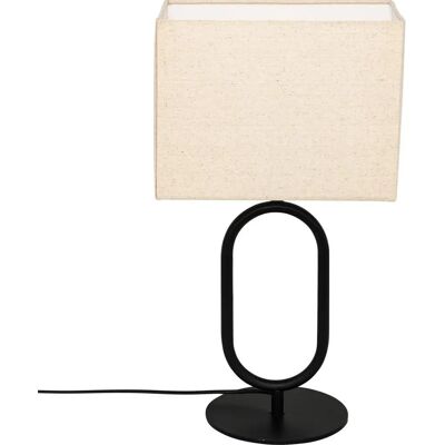 Lámpara de mesa Alec de metal negro de Atmosphera - 52cm Lámpara de mesa Alec de metal negro de Atmosphera - 52cm